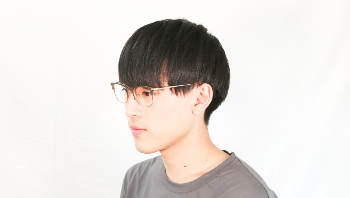 Oh My Glasses TOKYO Dave omg-125-BR-GD-50 [メタル/鯖江産/ウェリントン/茶色]  5