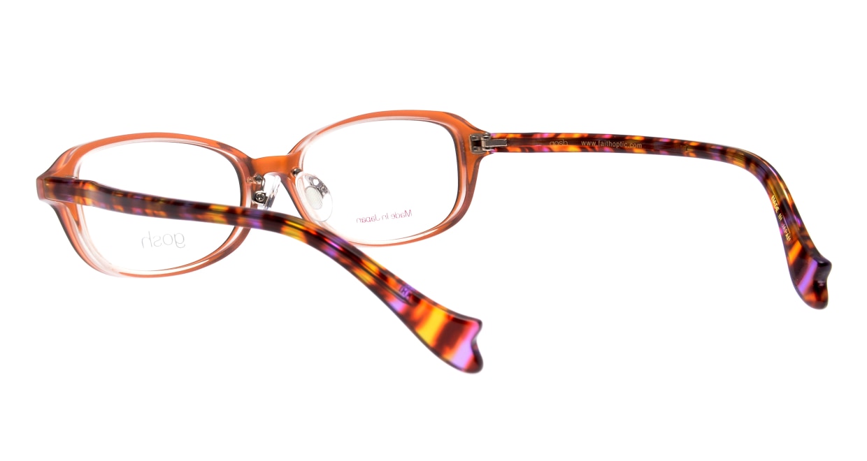 ゴッシュ gos-079-2-47 [鯖江産/スクエア/茶色]  3