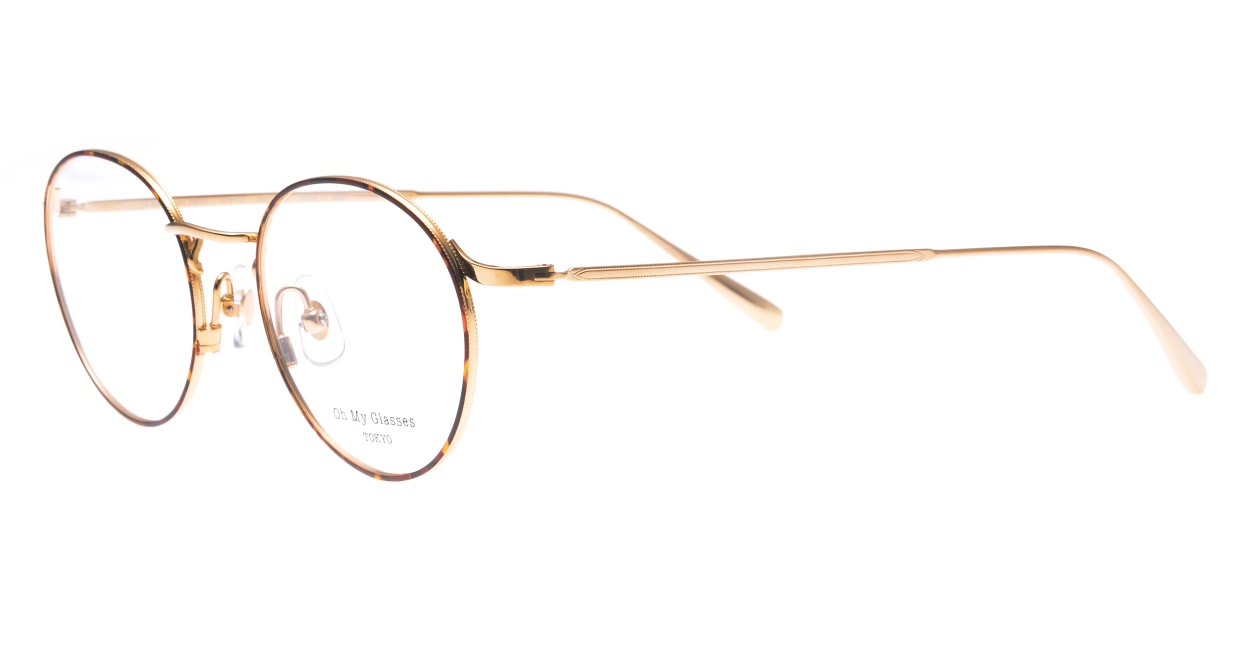 Oh My Glasses TOKYO Monica omg-112-DM-49 [メタル/鯖江産/丸メガネ/べっ甲柄]  1