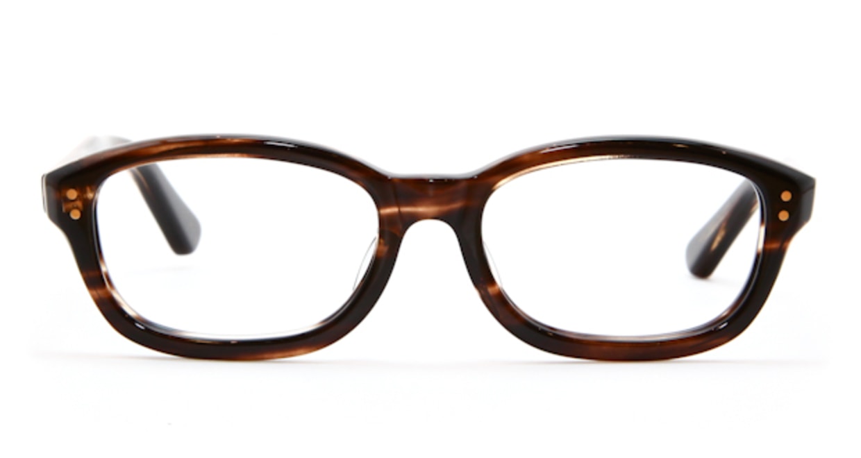 角矢甚治郎 其弐拾-ﾊ-50 [鯖江産/ウェリントン/茶色] 