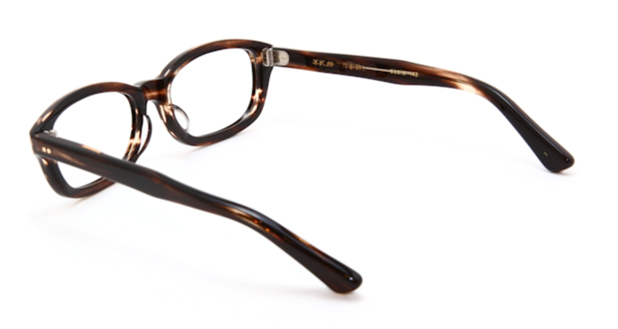 角矢甚治郎 其弐拾-ﾊ-50 [鯖江産/ウェリントン/茶色]  2