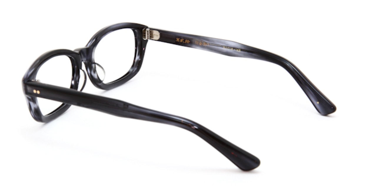 角矢甚治郎 其弐拾-ﾆ-50 [黒縁/鯖江産/ウェリントン]  2