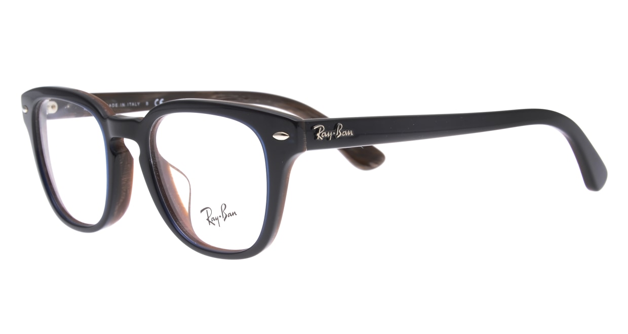 レイバン RX5328D-5465-49 [黒縁/ウェリントン]  1