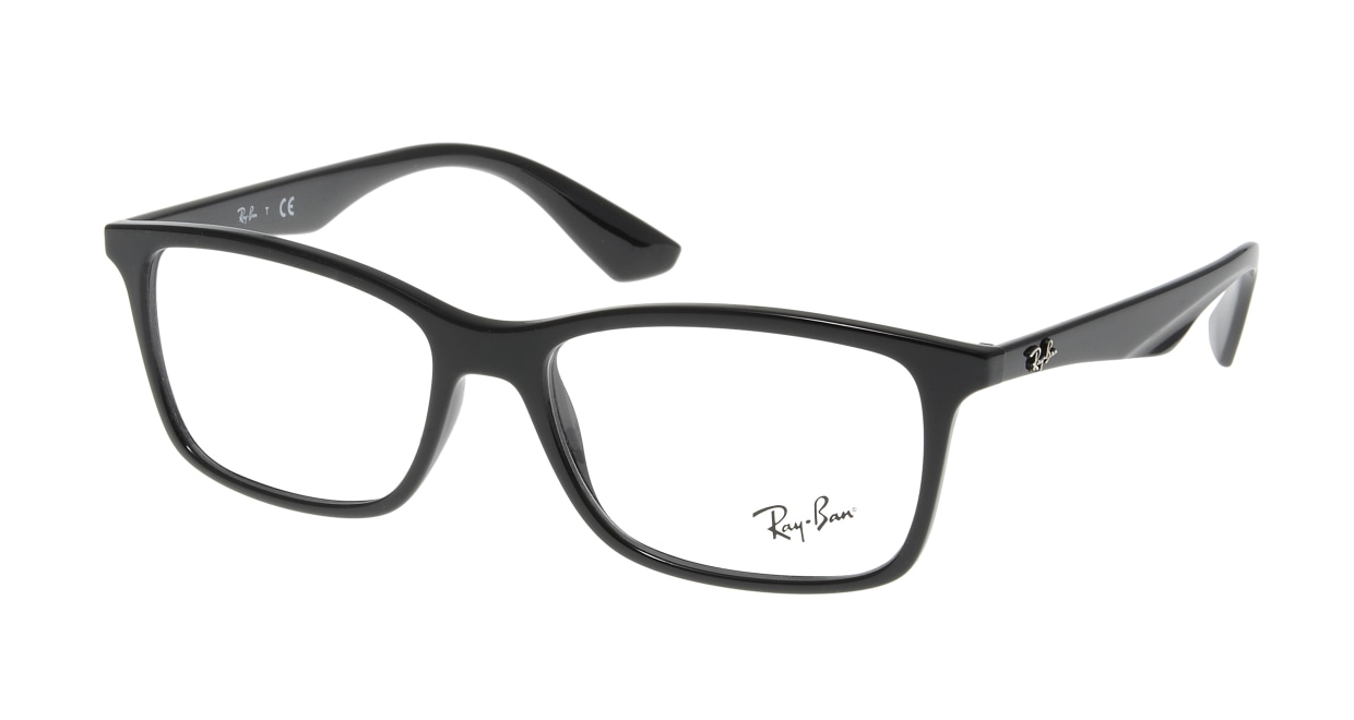 レイバン RX7047F-2000-56 [黒縁/スクエア] 