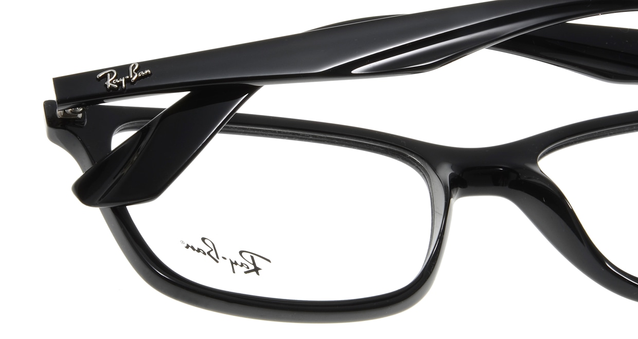 レイバン RX7047F-2000-56 [黒縁/スクエア]  4