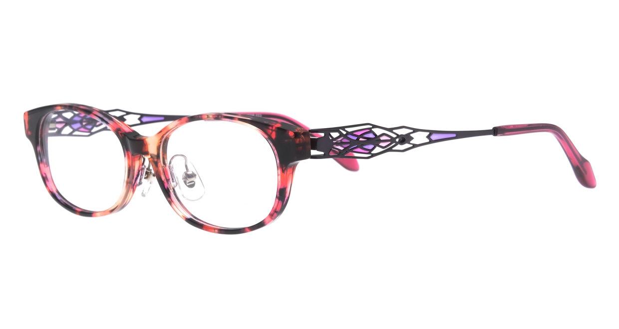 サバエオプト SOP033 SOP033-RE-51 [鯖江産/ウェリントン/ピンク]  1