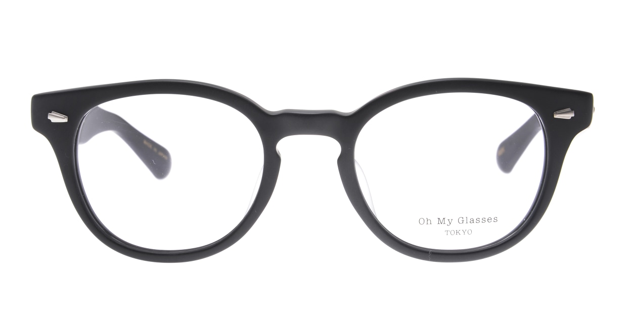 Oh My Glasses TOKYO Lucas omg-070-MBK-48 [黒縁/鯖江産/ウェリントン] 