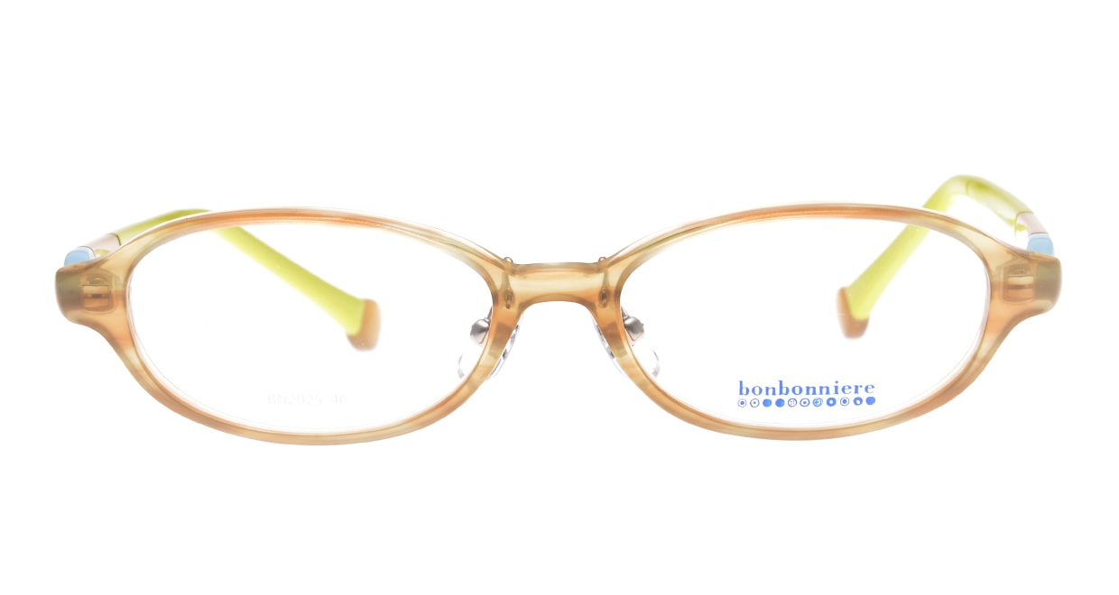 ボンボニエール BN2025-12-46 [鯖江産/オーバル/ベージュ] 