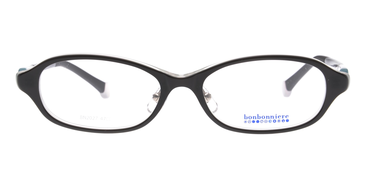 ボンボニエール BN2027-31-47 [黒縁/鯖江産/オーバル] 