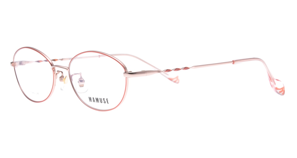 マミューズ M-8008-PK-51 [メタル/オーバル/ピンク]  1