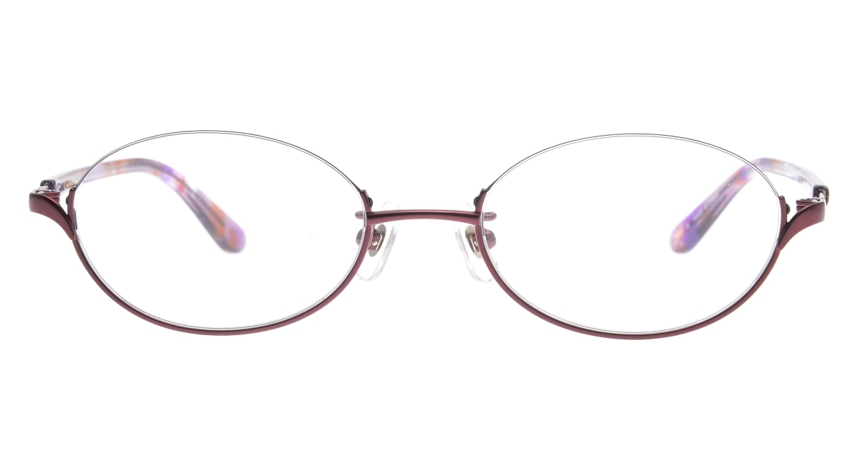 アニエスベー 50-0029-04ｰ49 [メタル/アンダーリム/オーバル/紫] 