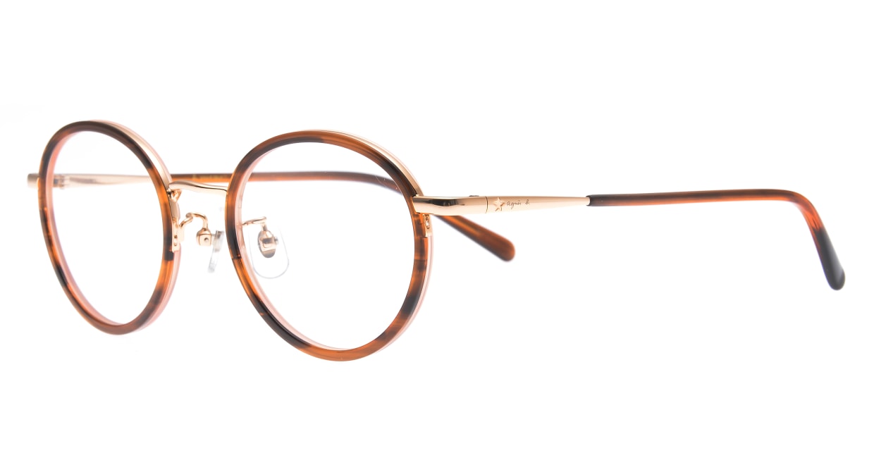 アニエスベー 50-0052-03ｰ48 [丸メガネ/べっ甲柄]  1