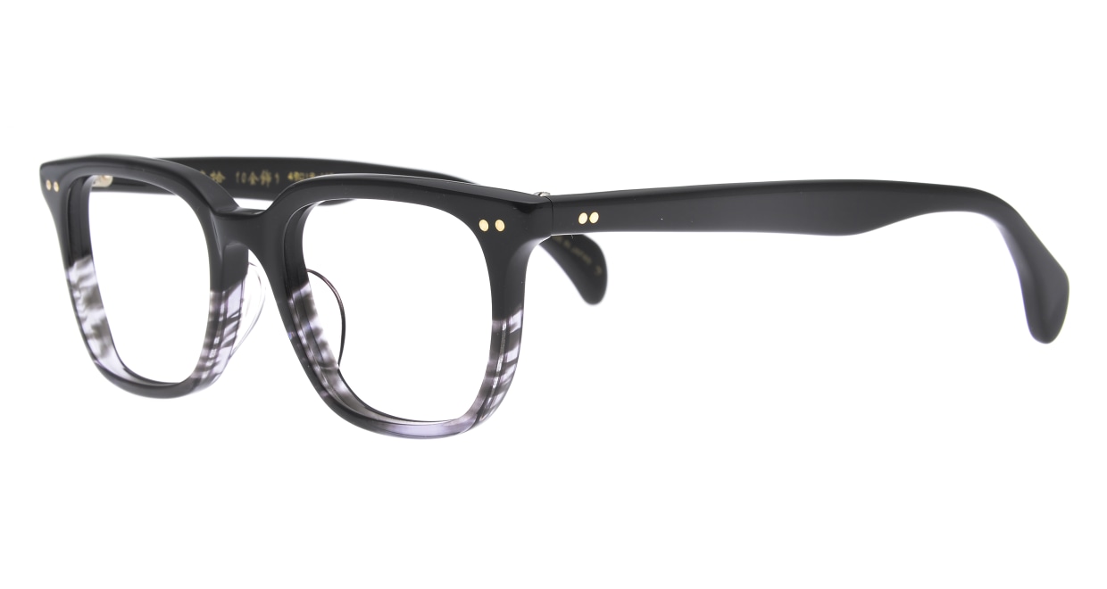 角矢甚治郎 其参拾-ﾜ-49 [黒縁/鯖江産/ウェリントン]  1