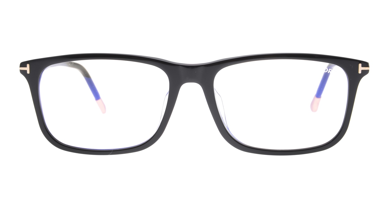 トムフォード FT5646DBAsianFitBLUE BLOCK FILTER-001-57 [黒縁/ウェリントン] 