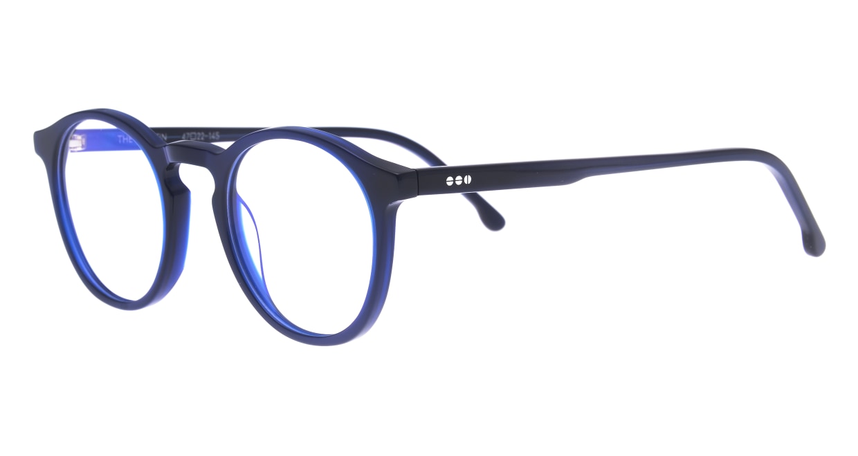 KOMONO MARTIN KOM-O1655-MIDNIGHT [丸メガネ/青]  1