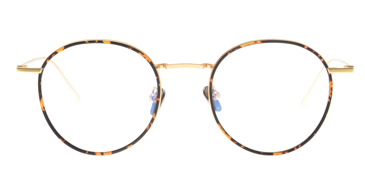 KOMONO DEAN KOM-O5553-GOLD/TORTOISE [メタル/丸メガネ/べっ甲柄] 