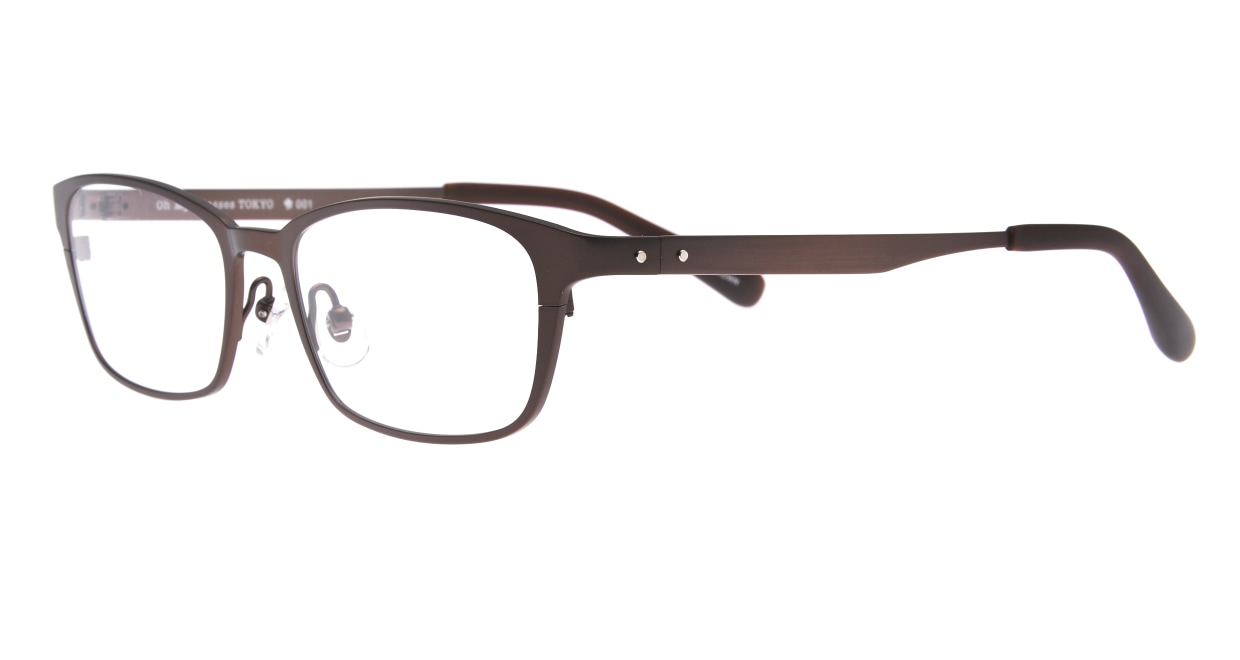 Oh My Glasses TOKYO 令-001-Brown-52 [メタル/鯖江産/スクエア/茶色]  1