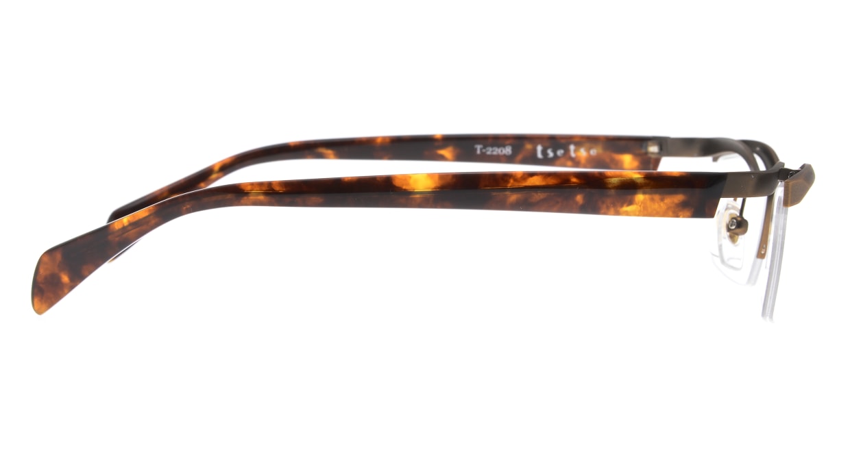 ツェツェ T-2208-C-7-54 [メタル/ハーフリム/スクエア/ゴールド]  2