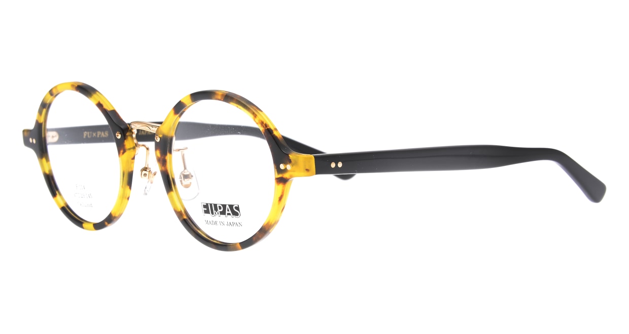 フーパス F-114-C-4-47 [鯖江産/丸メガネ/べっ甲柄]  1