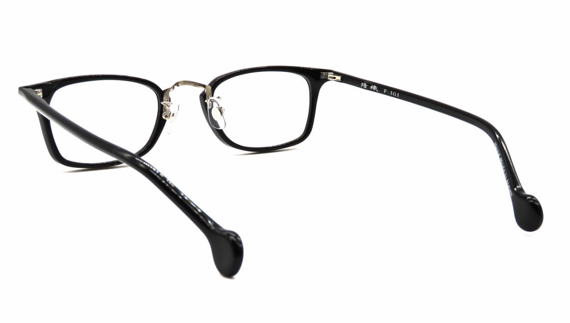 隆織 F-101-1-48 [黒縁/鯖江産/スクエア]  3