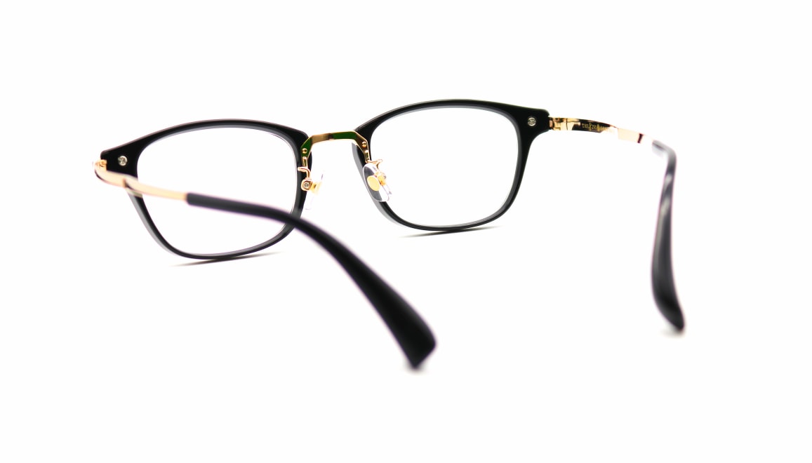 丹羽 雅彦 NM-126-C1-49 [黒縁/鯖江産/ウェリントン]  3