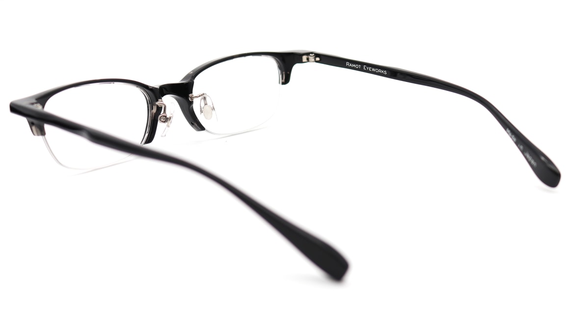 RAMOT EYEWORKS RM-012-48 [黒縁/鯖江産/ハーフリム/スクエア]  3