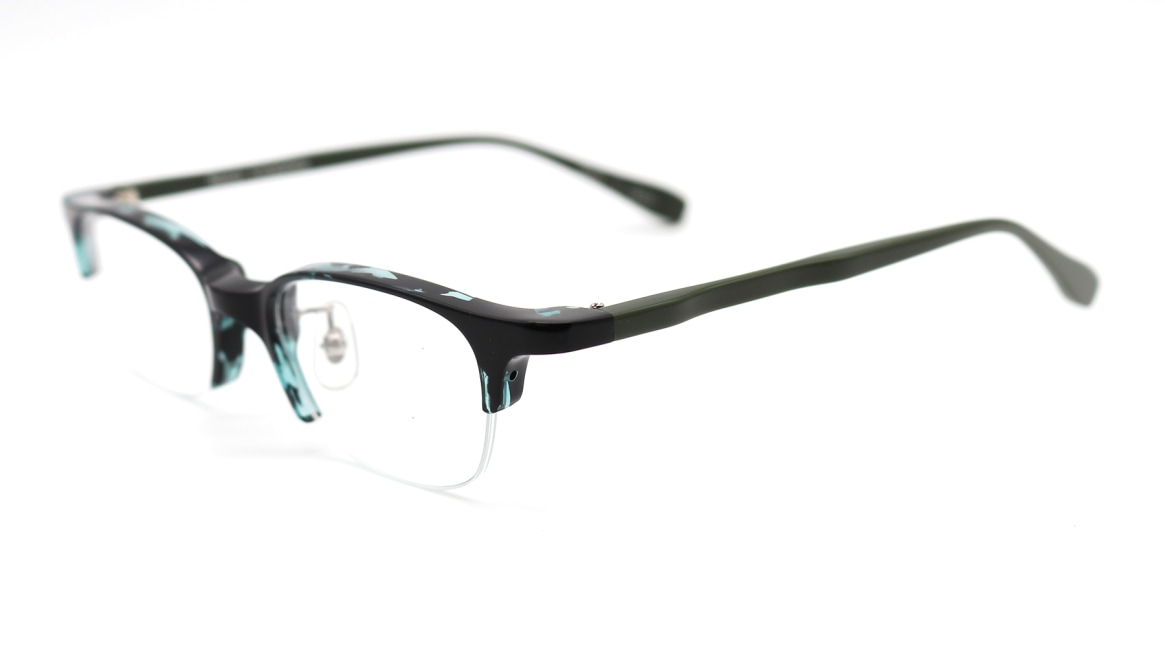 RAMOT EYEWORKS RM-012-49 [鯖江産/ハーフリム/スクエア/青]  1