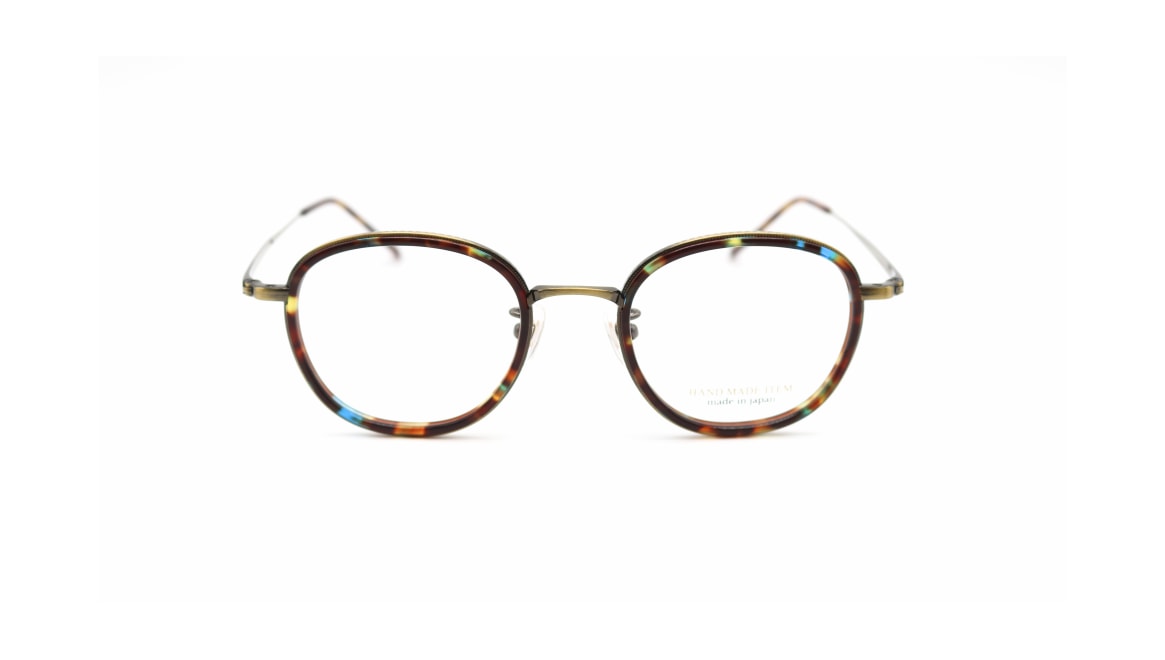 ハンドメイドアイテム H-3102-4-45 [メタル/鯖江産/ウェリントン/派手] 