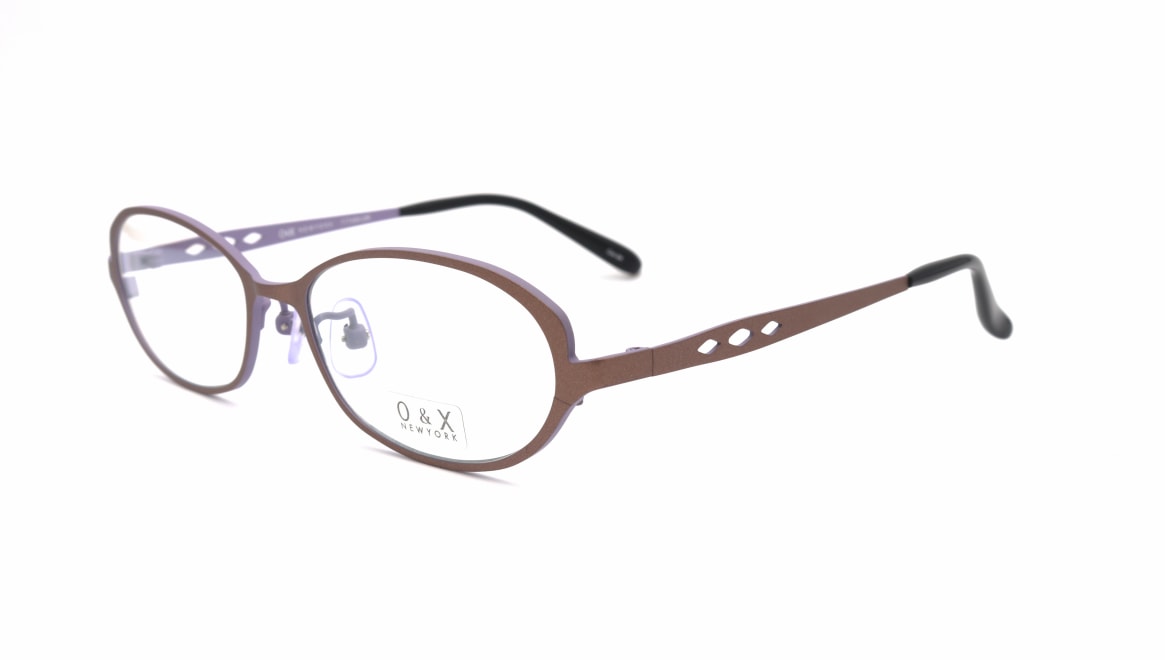 オーアンドエックスニューヨーク OT-8032J-04 [メタル/オーバル/茶色]  1