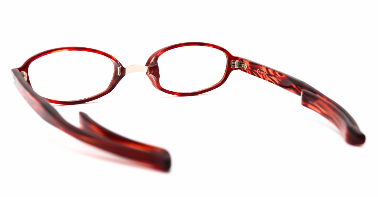 プラウドシックス 120ｰ01-C-2 [鯖江産/オーバル/赤]  3