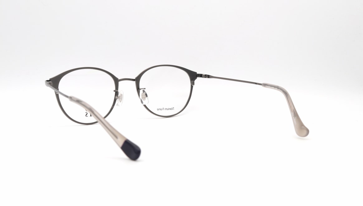 ワイズ 81-0004-3-48 [メタル/丸メガネ/シルバー]  3