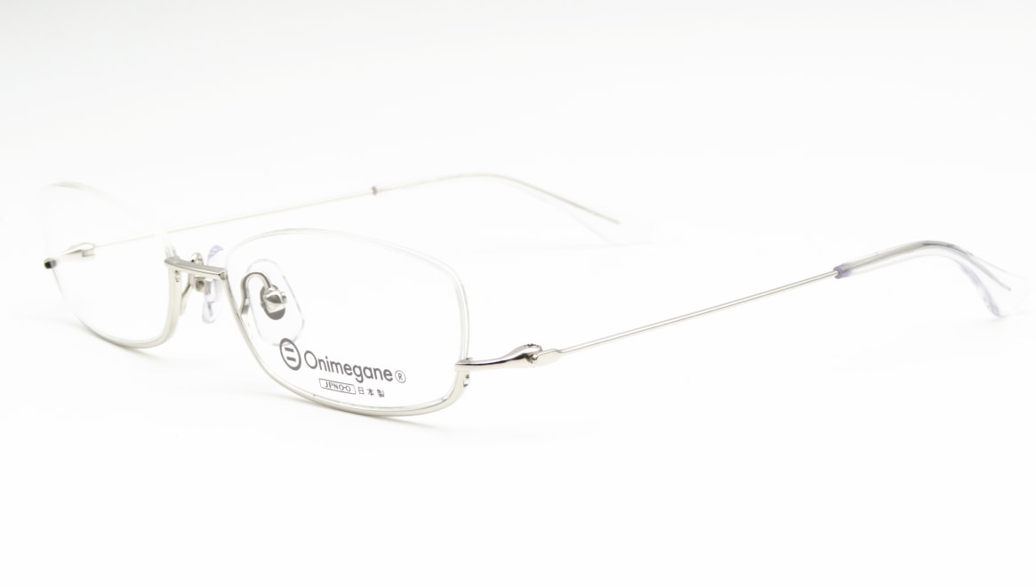 オニメガネ OG7208-PTｰ51 [メタル/鯖江産/アンダーリム/スクエア/シルバー]  1