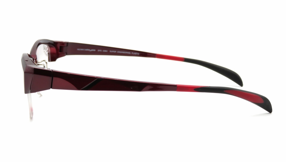 スペシャライズ SPE-8384-2-54 [鯖江産/ハーフリム/スクエア/赤]  2