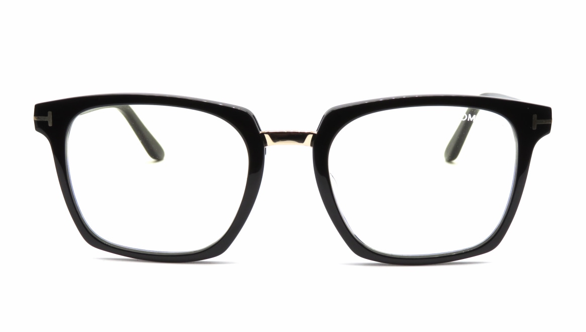 トムフォード FT5523FBAsianFitBLUE BLOCK FILTER-001-52 [黒縁/スクエア] 