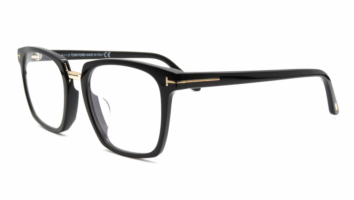 トムフォード FT5523FBAsianFitBLUE BLOCK FILTER-001-52 [黒縁/スクエア]  1
