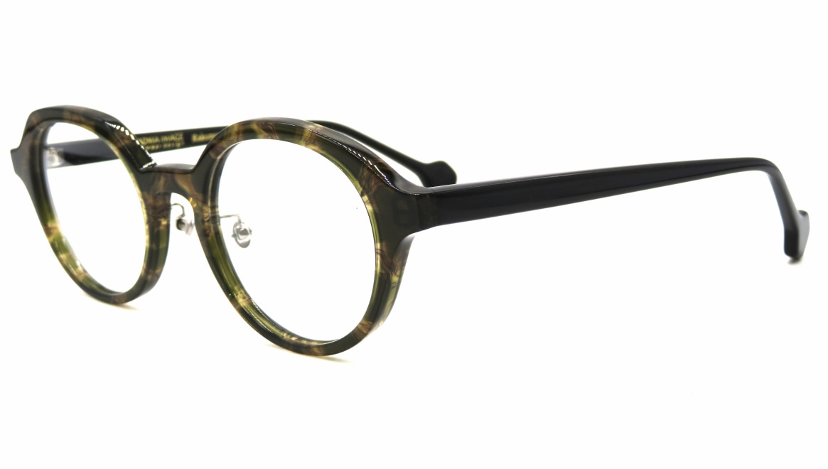 パドマイメージ Kakumaru-154-47 [鯖江産/丸メガネ/緑]  1