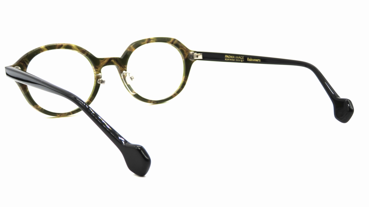 パドマイメージ Kakumaru-154-47 [鯖江産/丸メガネ/緑]  3