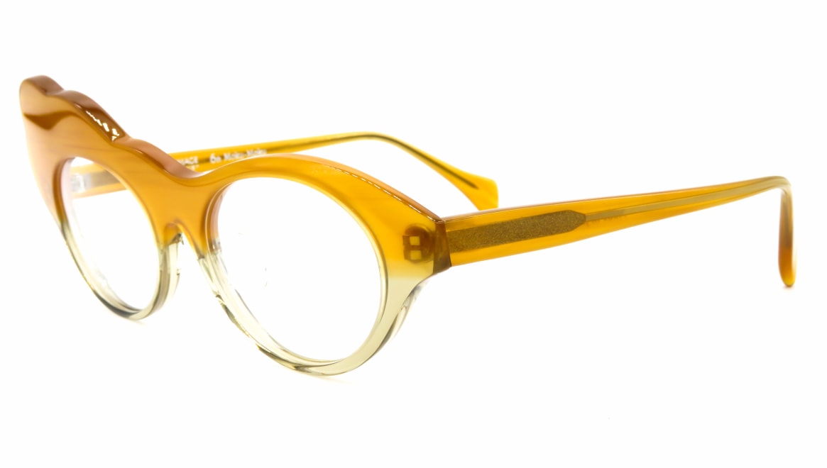 パドマイメージ Moku-Moku-121-50 [鯖江産/フォックス/黄色]  1