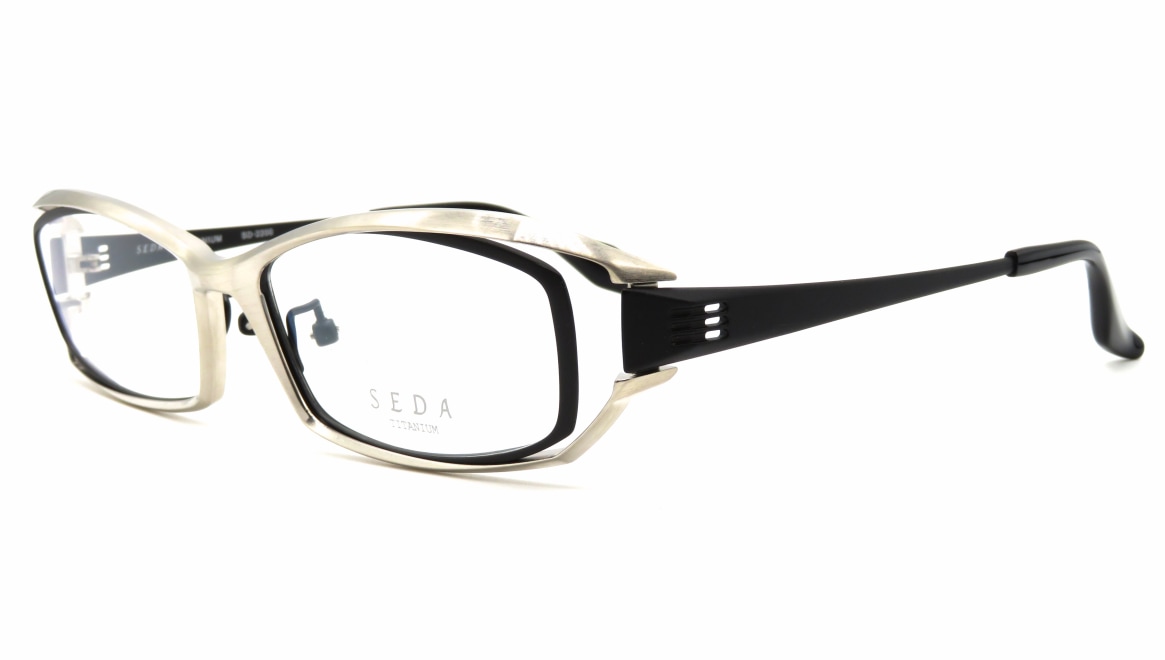 セダ SD-2200-01-56 [メタル/鯖江産/スクエア/シルバー]  1