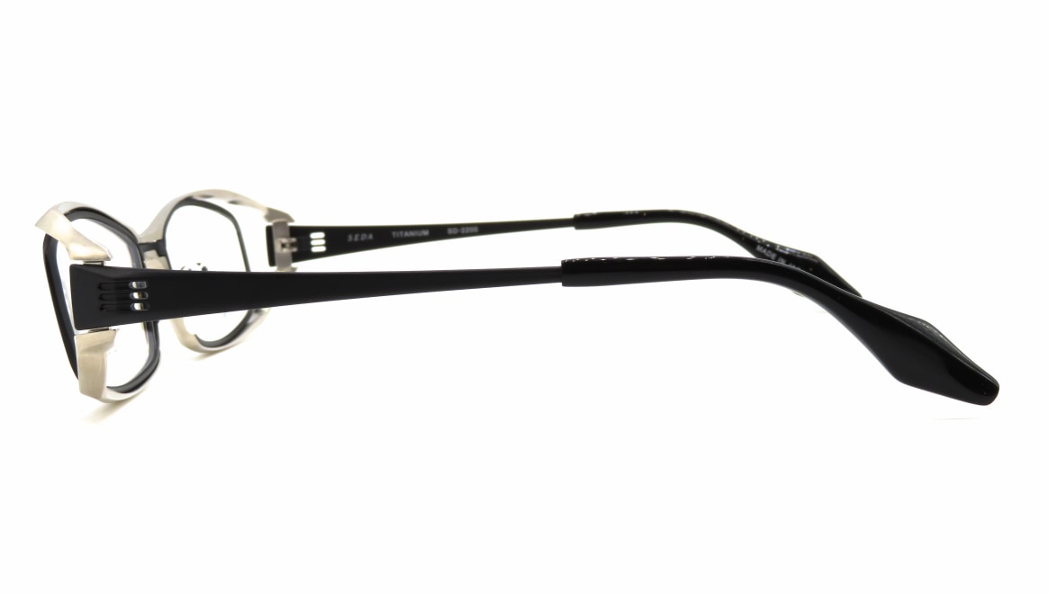 セダ SD-2200-01-56 [メタル/鯖江産/スクエア/シルバー]  2