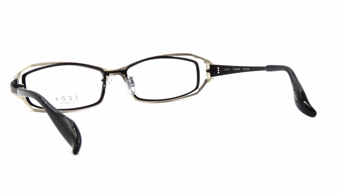 セダ SD-2200-01-56 [メタル/鯖江産/スクエア/シルバー]  3