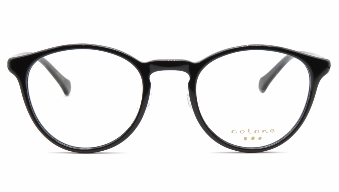 コトネ CO-2058-01-47 [黒縁/鯖江産/丸メガネ] 