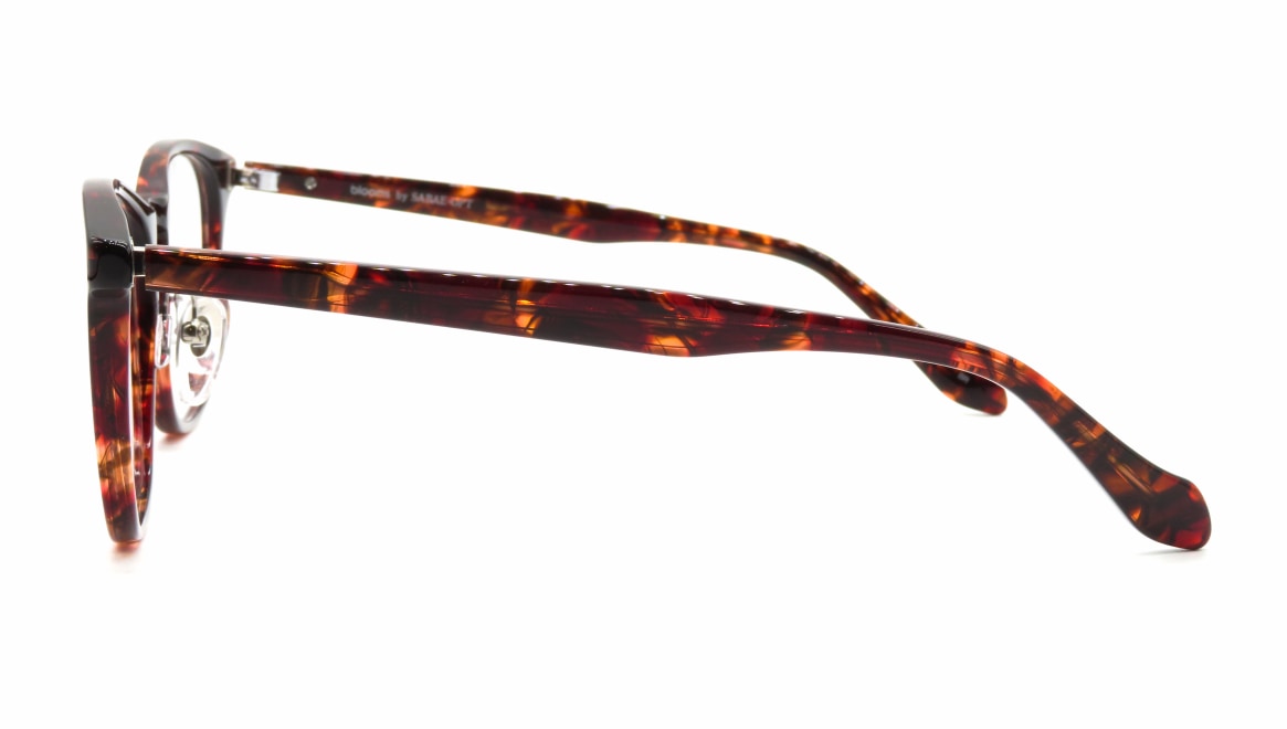 サバエオプト Sobl05-BR‐52 [鯖江産/ウェリントン/茶色]  2