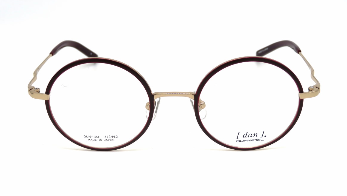 ドゥアン 123-11-47 [メタル/鯖江産/丸メガネ/赤] 