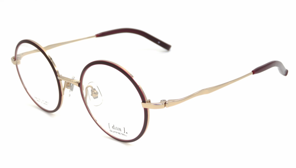 ドゥアン 123-11-47 [メタル/鯖江産/丸メガネ/赤]  1