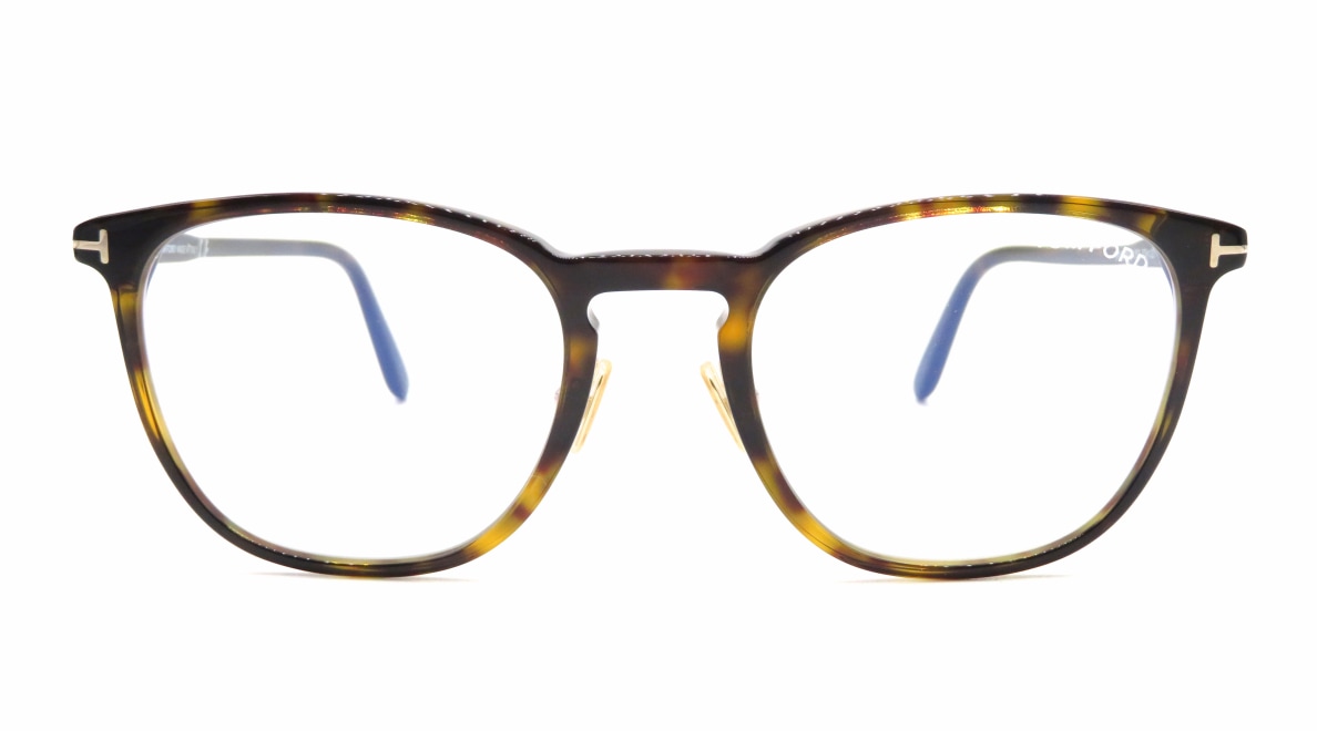 トムフォード FT5700B BLUE BLOCK FILTER-052-52 [ウェリントン/べっ甲柄] 
