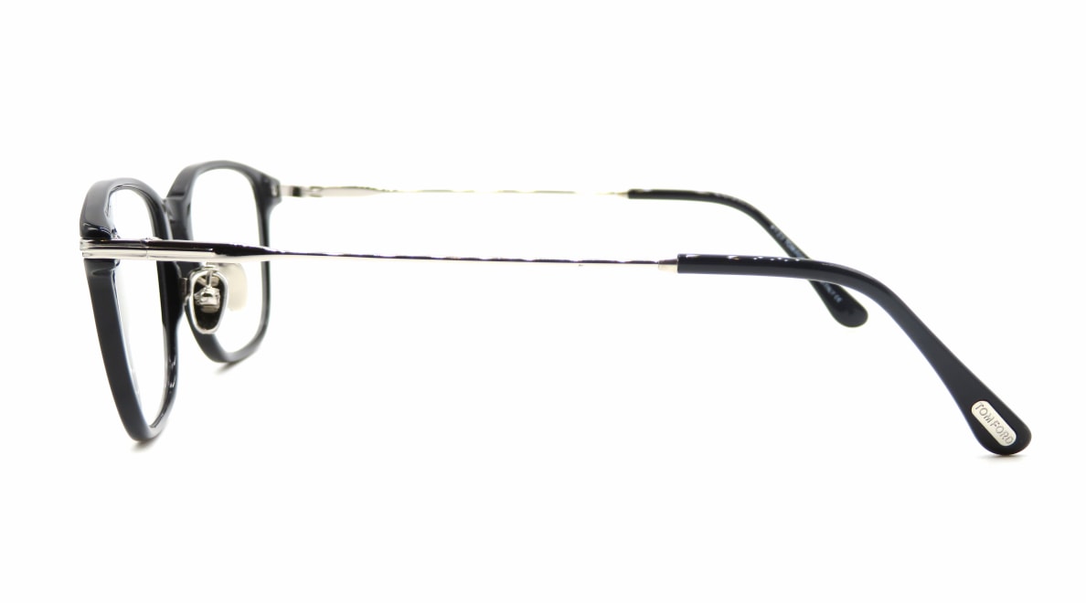 トムフォード FT5715dB AsianFit BLUE BLOCK FILTER-001-53 [黒縁/ウェリントン]  2