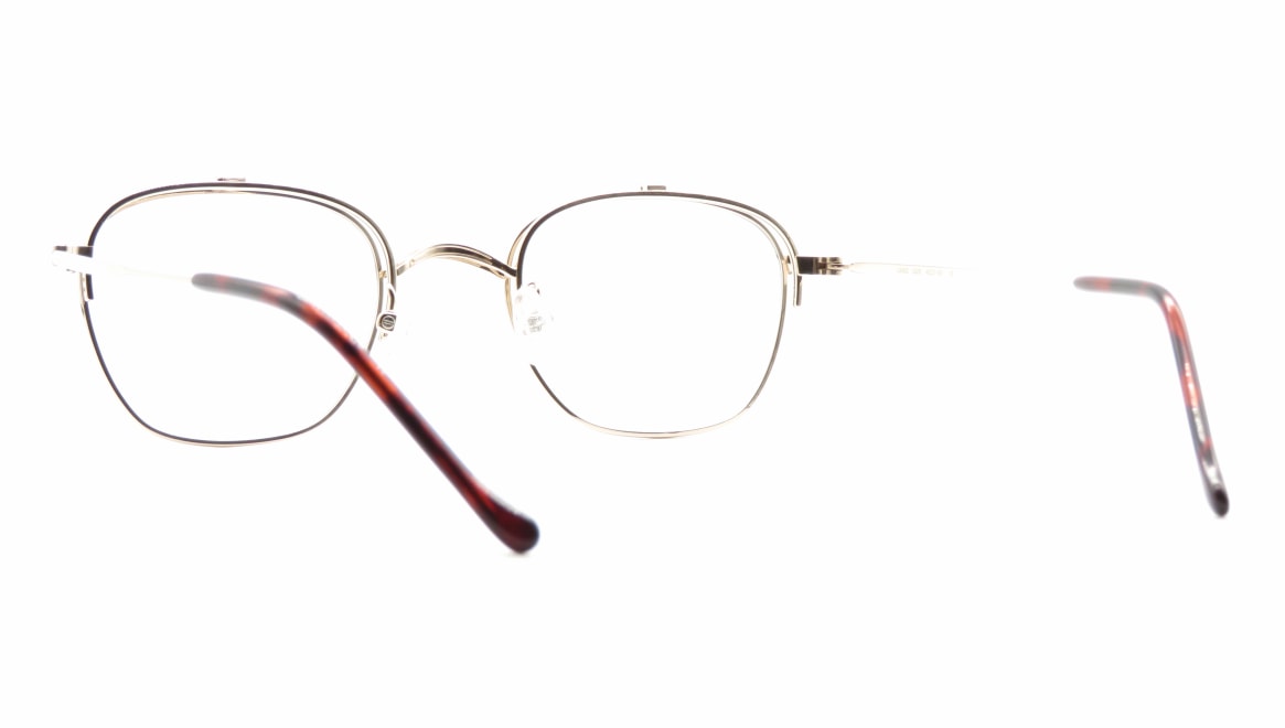 ユニオン アトランティック UA3622-GD/BL-48 [メタル/鯖江産/ハーフリム/ウェリントン/青]  3