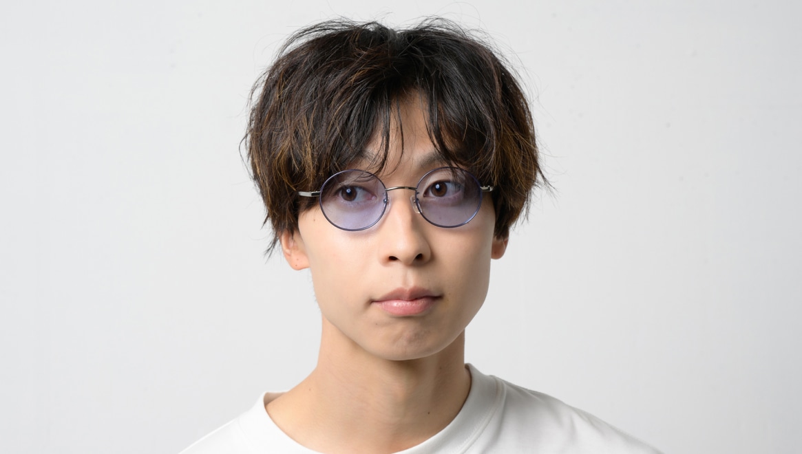 EDDEN ELLEN + Oh My Glasses ER-sun-NV [メタル/鯖江産/丸メガネ/青]  5