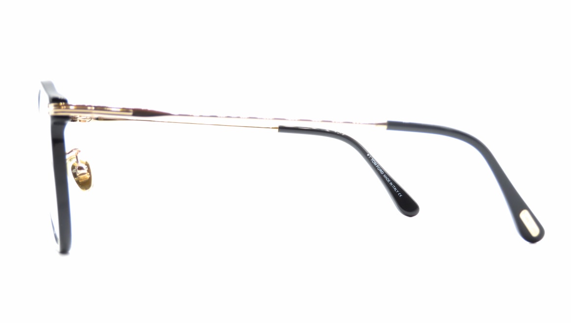 トムフォード FT5714DBAsianFitBLUE BLOCK FILTER-005-50 [黒縁/丸メガネ]  2